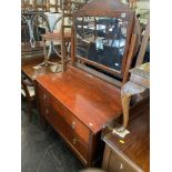 An oak dressing chest