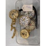 Five assorted pocket watches