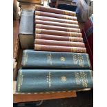 A set of volumes, second great war, dictionaries etc.