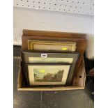 Five framed prints