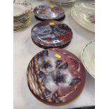 Eight assorted wall plates