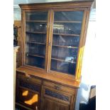 An Edwardian mahogany bookcase