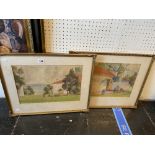 A pair of Australian watercolours 'Bousfield'