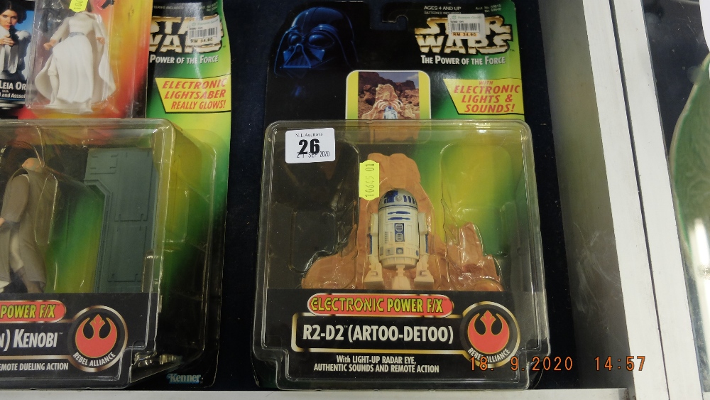 Eight boxed StarWars collectible figures etc. - Image 4 of 5
