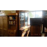 An Edwardian mahogany bureau bookcase