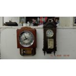 A qty of mechanical clocks including a rare white mountain clock and a 31 day clock