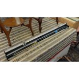 A snooker cue Aeon, boxed,