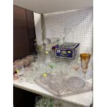 A qty of glassware inc.