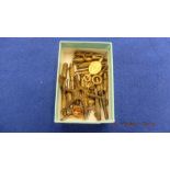 A collection of watches and clock keys,