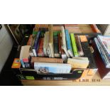 Box of books, Egypt etc,