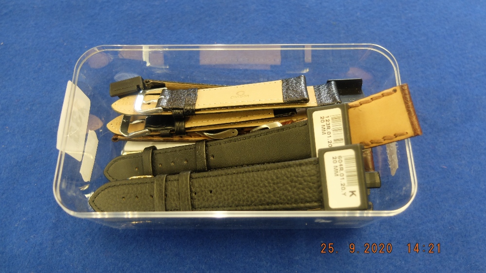 Ten gents watch straps (10 x 16mm)