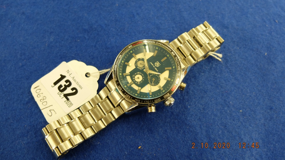 A gents designer chronograph watch, - Image 2 of 2