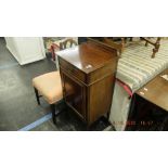 A music cabinet/ Gate leg table and a plant stand