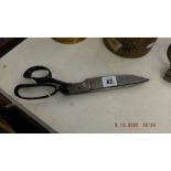 A pair of tailors scissors