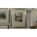 Four framed and signed watercolours,