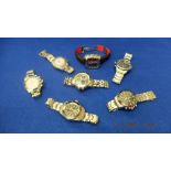 A qty of assorted gents watches