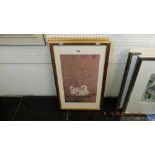 Two framed Chinese prints