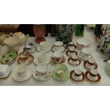 A qty of duo's inc. Coalport etc.