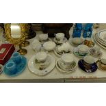 A Regency bone china tea set,