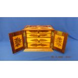 An inlaid small chest,