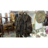 A vintage mink ladies fur jacket,