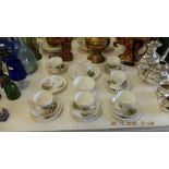 A Regency bone china tea set,