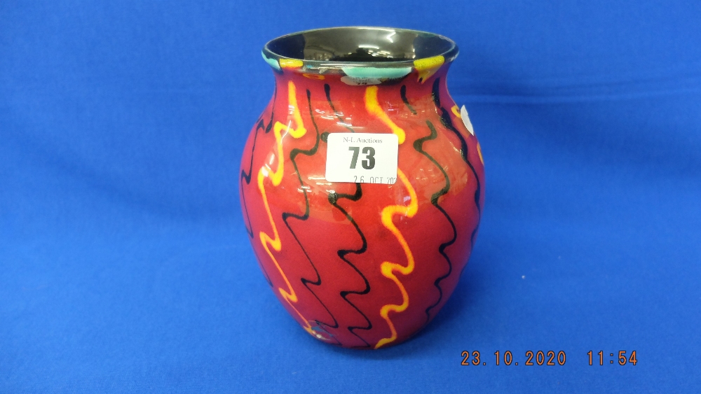 A Poole pottery vase