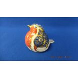 A Royal Crown Derby paperweight of a Robin
