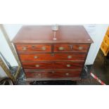 A Georgian mahogany chest