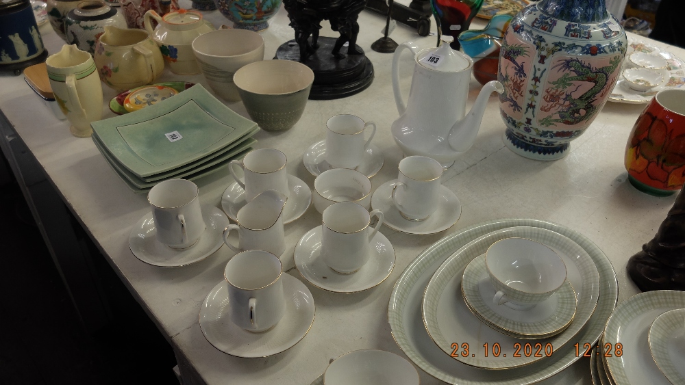 A Royal Standard coffee set