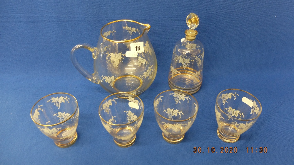 A small qty of glassware, inc.