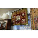 A Belgium tapestry wall hanging