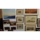 Three gilt framed watercolours