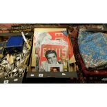 An assortment of Elvis memorabilia