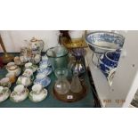 A qty of glassware etc.