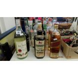 A qty of assorted alcohol
