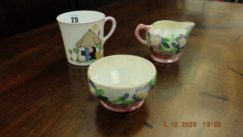 Two pieces of Mailing china and a Shelly cup