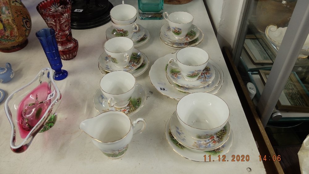 A Regency bone china tea set, - Image 3 of 3