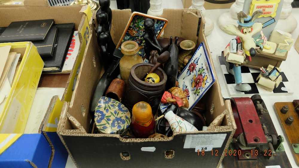 An assortment of ethnic and other objects