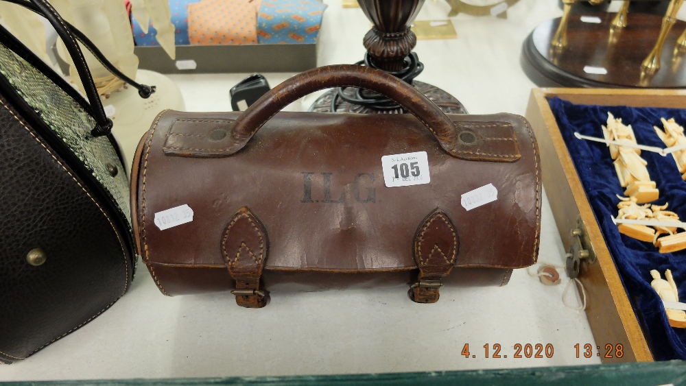 A set of bowls in leather carry case - Image 2 of 3