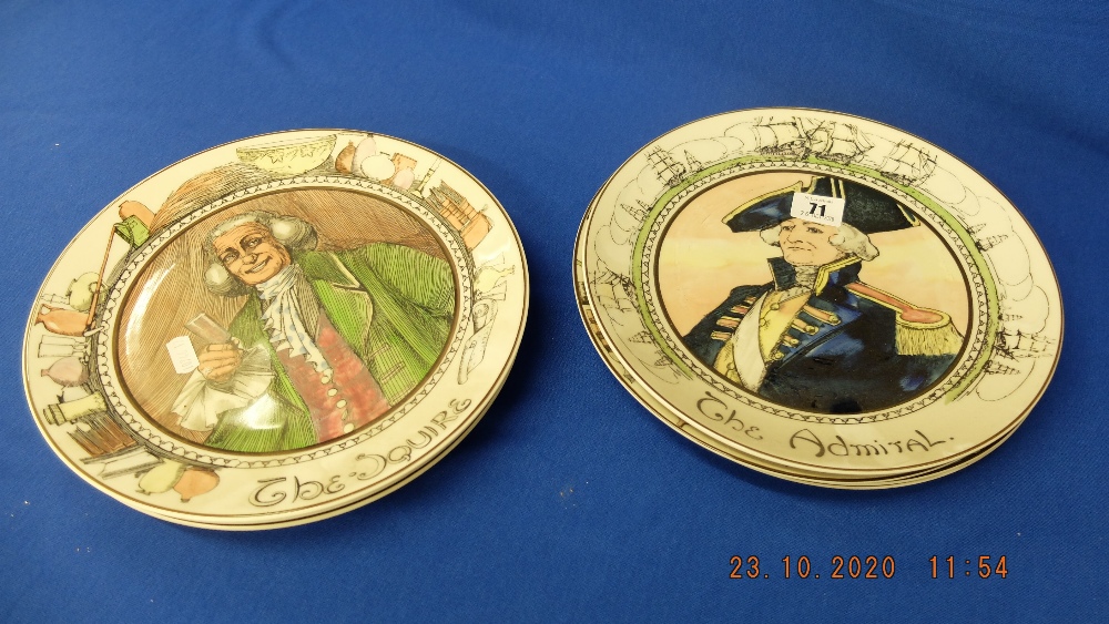 Eight Royal Doulton character plates - Image 3 of 4