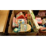 An assortment of children's games etc,