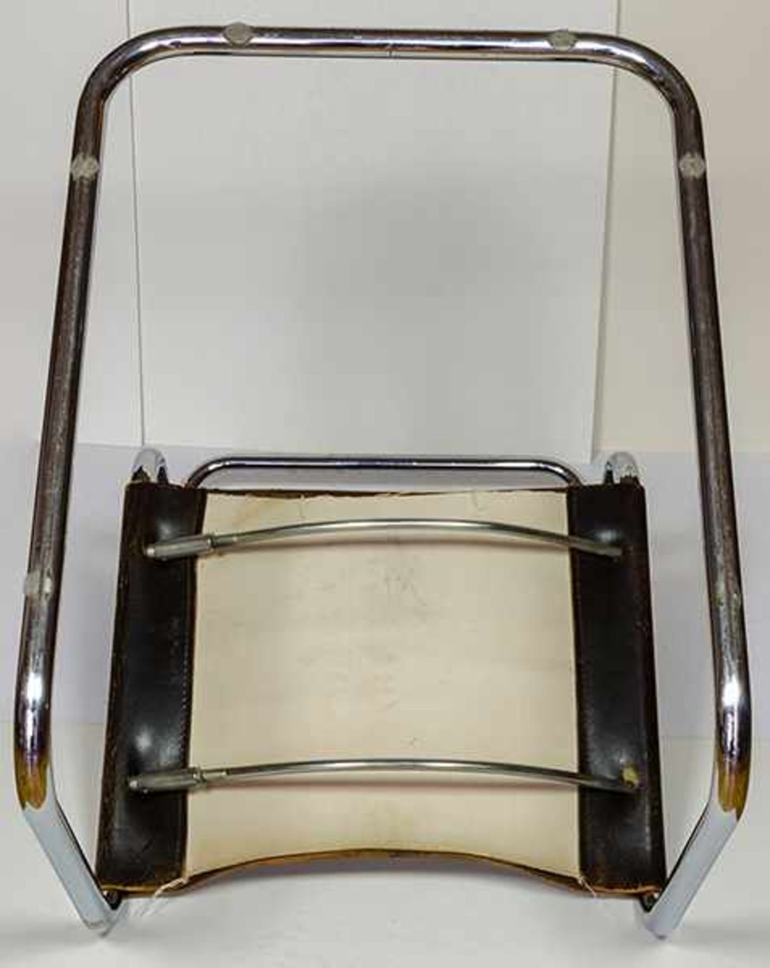 Bauhaus - - Stam, Mart. Paar Stühle. Model S 33. Entwurf 1926. Ausführung Thonet. Verchromtes - Bild 5 aus 8