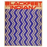 Typographie - - Linderman, Frank B.. Blackfeet Indians. Mit 49 Illustrationen von Winold Reiss.