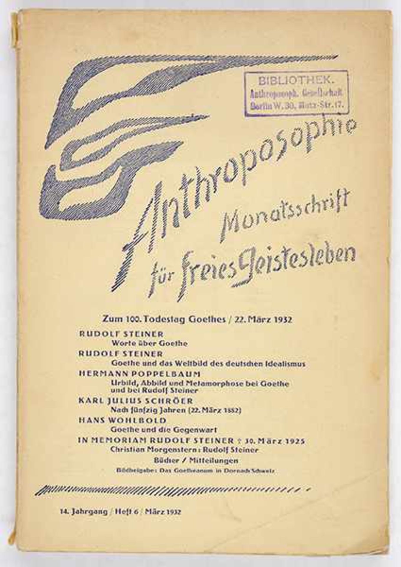Gegenkultur vor 1945 - - Sammlung von 13 Publikationen zu Theosophie, Anthroposophie und Monismus. - Bild 2 aus 3