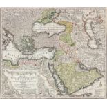 Karten - Türkei - - Seutter, Matthäus. Magni Turcarum Dominatoris Imperium per Europam, Asiam, et