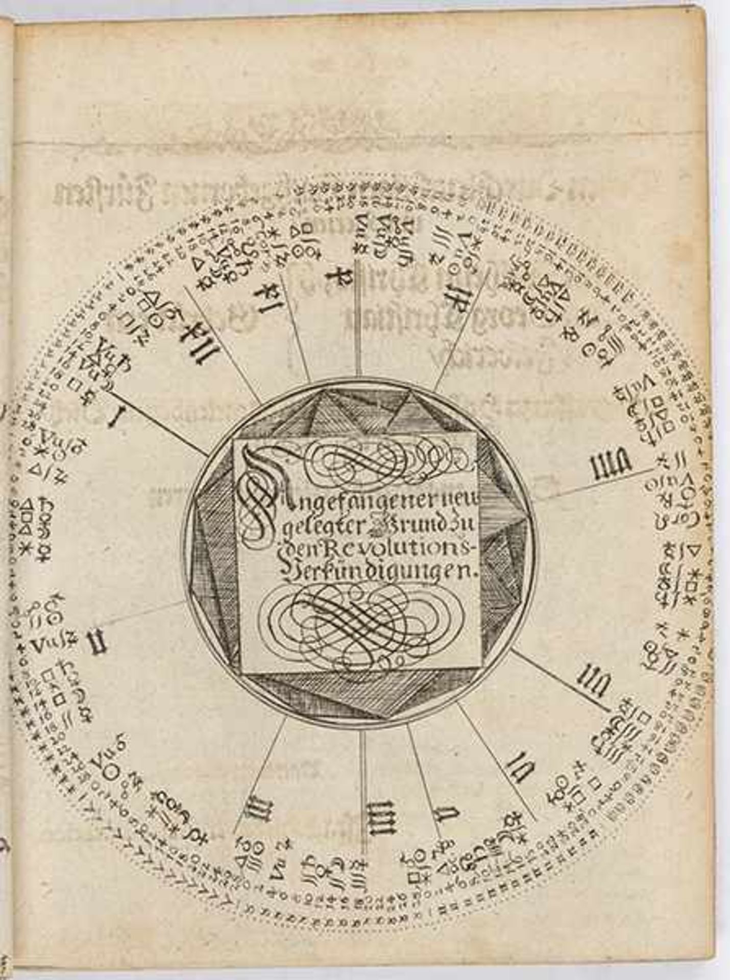 Astrologie - - Hiebner, Israel. Practica reformata. Oder rechtfundirter astrologischer Tractat. - Bild 2 aus 2