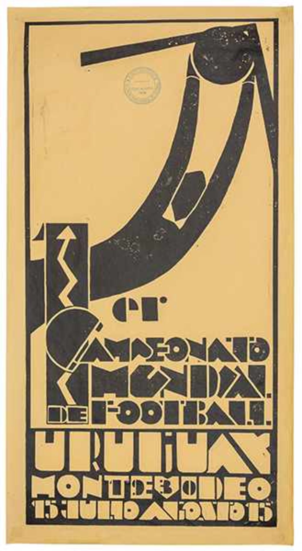 Plakate - - Laborde, Guillermo. Fußball-Weltmeisterschaft. Montevideo, Uruguay. 15. Juli - 15.