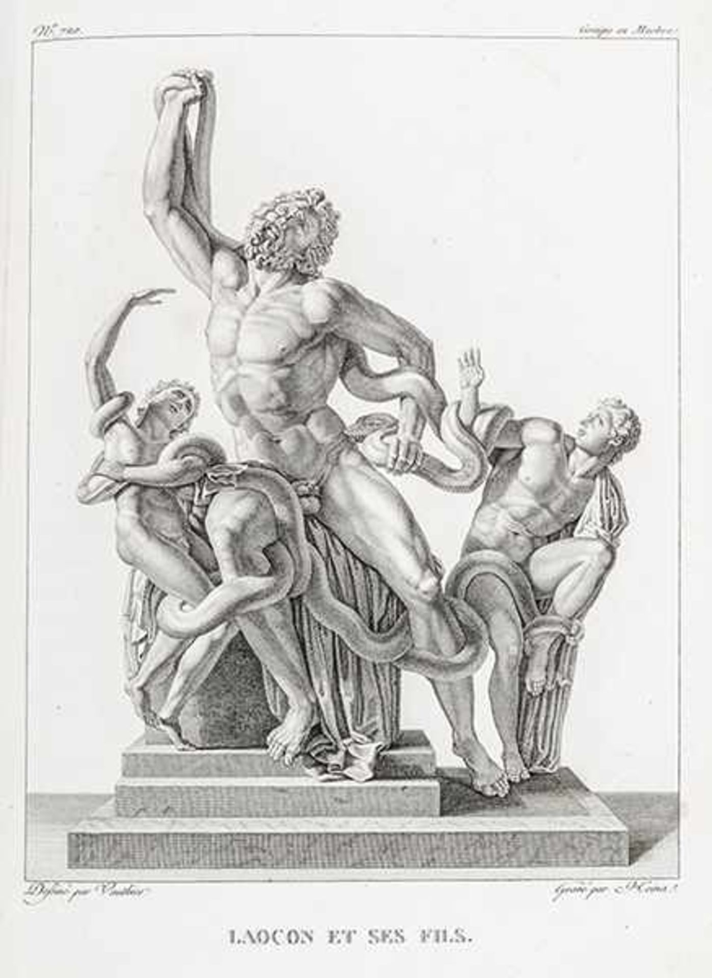Galeriewerke - - Filhol, Antoine Michel und Joseph Lavallée. Galerie du Musée de France, publiée par