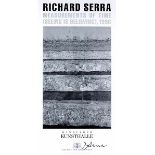 Serra, Richard. Measurements of time (seeing is believing). Offset-Lithographie auf Papier. Plakat